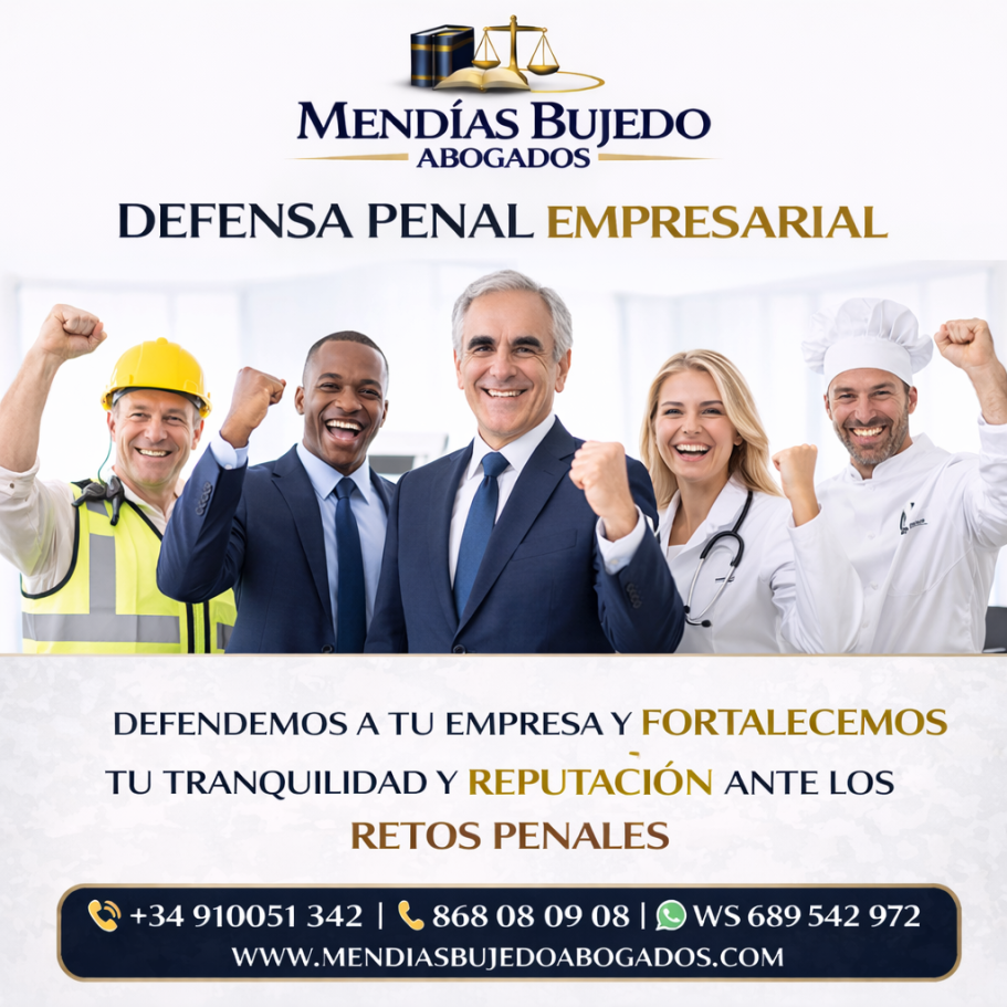 Alejandro Mendías Bujedo Defensa Penal de la empresa y del empresario con Mendías Bujedo Abogados en Madrid y Murcia.